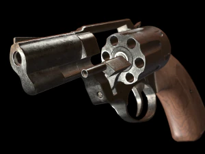 Revolver T-96 3D Model