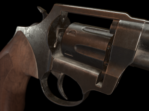 Revolver T-96 3D 模型