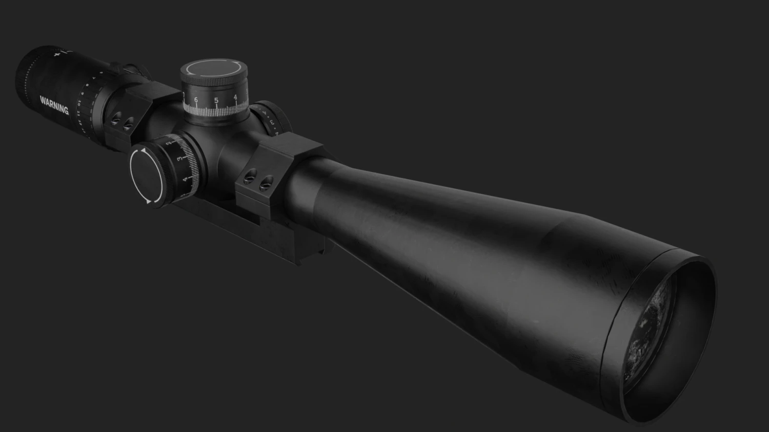 Sniper sight 3D Model .c4d .max .obj .3ds .fbx .stl .blend 