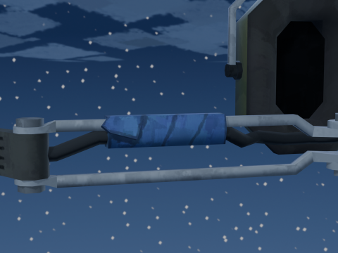 Stylized Tactical Headphones 3D Model