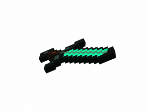 Minecraft Diamond Sword 3D Print Model