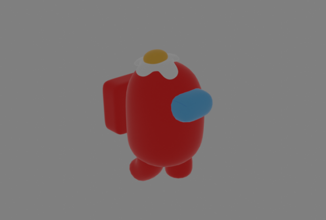 Among Us Egg On The Head Modello 3D .c4d .max .obj .3ds .fbx .stl .blend
