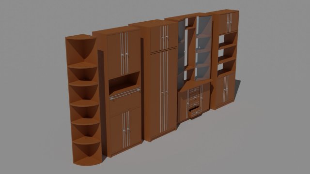 Wardrobe 3Dモデル .c4d .max .obj .3ds .fbx .stl .blend 