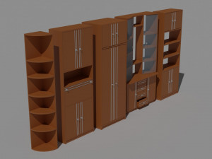 Wardrobe 3D मॉडल