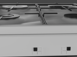 Gas stove Greta KGG 50 MN 13 W 3D Model