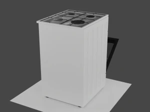 Gas stove Greta KGG 50 MN 13 W 3D Model