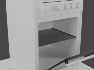 Gas stove Greta KGG 50 MN 13 W 3D Model