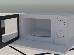 Kitchen and bedroom furniture 3D Model