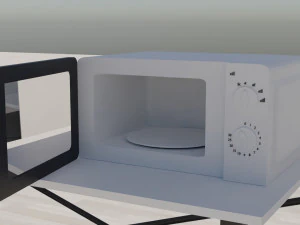 Kitchen and bedroom furniture 3D Model