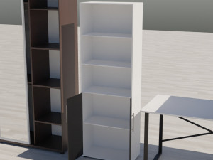 Kitchen and bedroom furniture 3D Model