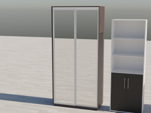 Kitchen and bedroom furniture 3D Model