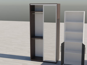 Kitchen and bedroom furniture 3D Model
