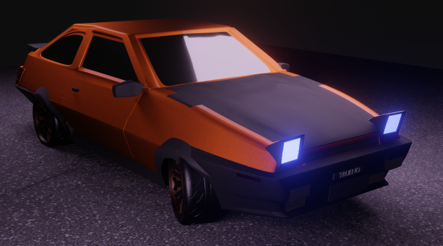 Ae86 3D Модель .c4d .max .obj .3ds .fbx .stl .blend 