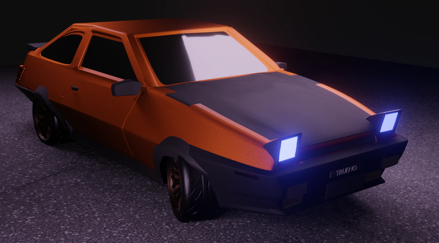 Ae86 3D Model .c4d .max .obj .3ds .fbx .stl .blend