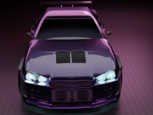 Skyline r34 3D Модель
