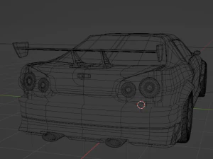 Skyline r34 3D Model