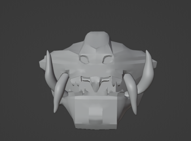 Oni Mask CG Текстури .c4d .max .obj .3ds .fbx .stl .blend 