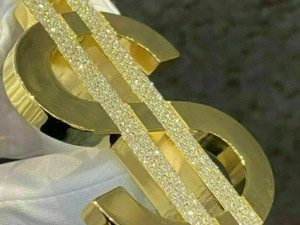 DOLLAR HIPHOP PENDANT 3D प्रिंट मॉडल