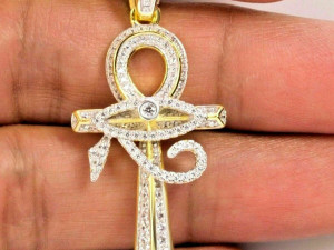 Diamond Ankh Cross Pendant Charm 3D प्रिंट मॉडल