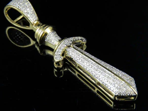Sword Diamond Pendant 3D Print Model