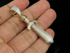 Sword Diamond Pendant Modello di stampa 3D