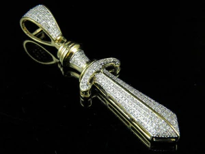 Sword Diamond Pendant 3D Print Model