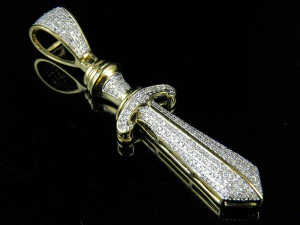 Sword Diamond Pendant 3D Print Model
