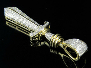Sword Diamond Pendant Modello di stampa 3D