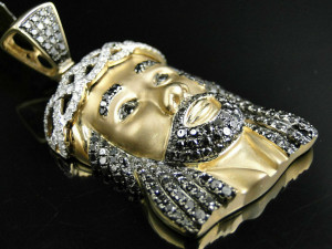 JESUS DIAMOND PENDANT 3D 打印模型