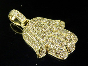 KHAMASA HAND DIAMOND PENDANT 3D 프린트 모델