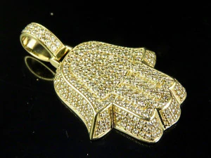 KHAMASA HAND DIAMOND PENDANT 3D Print Model