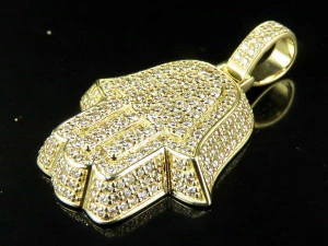KHAMASA HAND DIAMOND PENDANT 3D Print Model