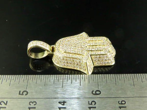 KHAMASA HAND DIAMOND PENDANT 3D Print Model