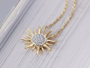 SUN DIAMOND PENDANT 3D Print Model