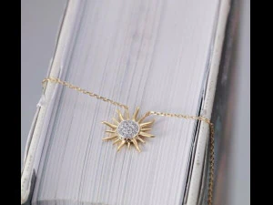 SUN DIAMOND PENDANT 3D Print Model