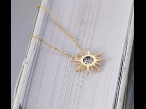 SUN DIAMOND PENDANT 3D Print Model