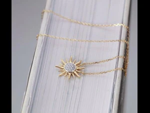 SUN DIAMOND PENDANT 3D Print Model