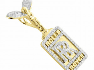 ROLS -ROYCE RR Sign DIAMOND PENDANT 3D Принт Модель