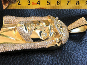 JESUS DIAMOND PENDANT 2 3D-printmodel