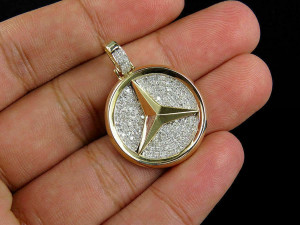 MERCEDES-BENZ DIAMOND PENDANT 3Dプリントモデル