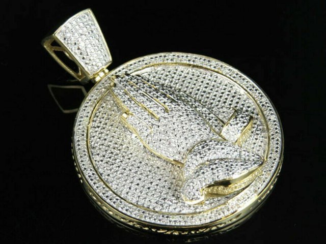 JOINING HAND DIAMOND PENDANT 2 3D Print Model .c4d .max .obj .3ds .fbx .stl .blend 