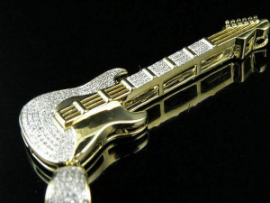 GUITAR DIAMOND PENDANT 3D Принт Модель