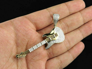 GUITAR DIAMOND PENDANT 3D Принт Модель