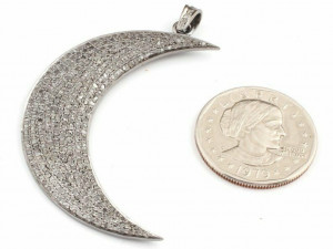 MOON DIAMOND PENDANT 3D प्रिंट मॉडल