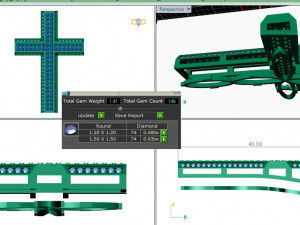 CROSS SIGN DIAMOND PENDANT 3D Принт Модель