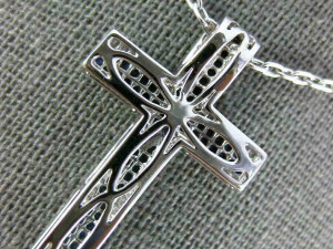 CROSS SIGN DIAMOND PENDANT 3D Принт Модель