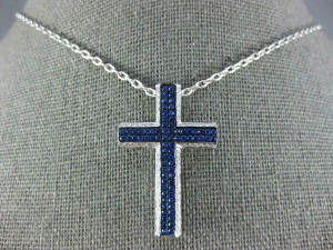 CROSS SIGN DIAMOND PENDANT 3D Print Model