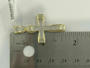 CROSS SIGN DIAMOND PENDANT 4 3D Print Model