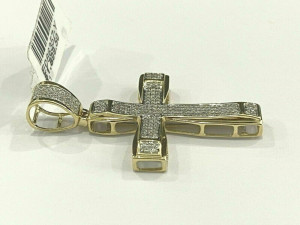 CROSS SIGN DIAMOND PENDANT 4 3D Print Model