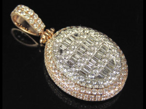 OVAL DIAMOND PENDANT Modèles 3D en vedette
